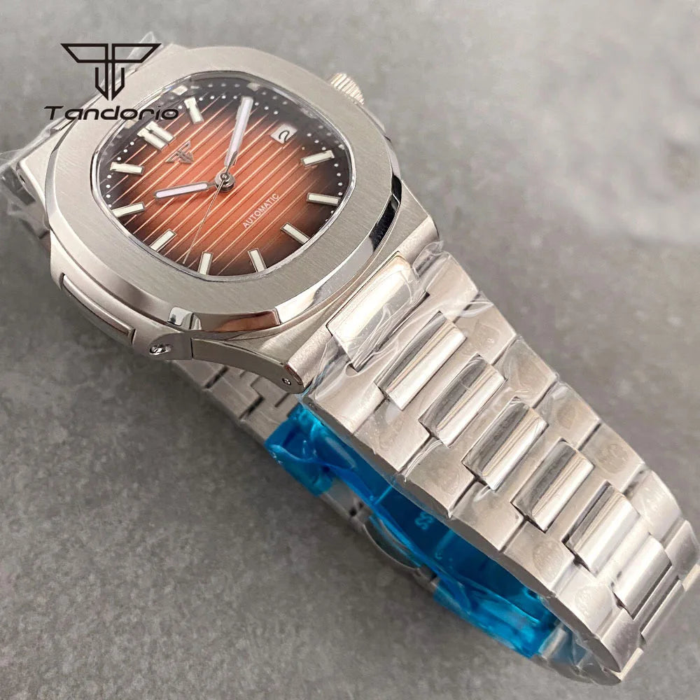 Tandorio Square Automatic Watch - Sapphire, Lume, NH35