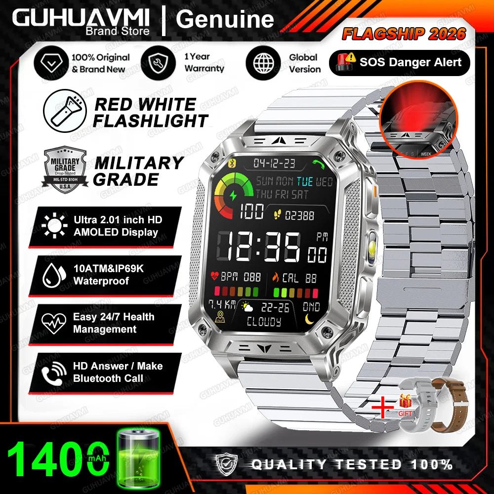 Apex Outdoor Smartwatch | GPS, Flashlight, AMOLED, 10ATM - Your Ultimate Adventure Companion