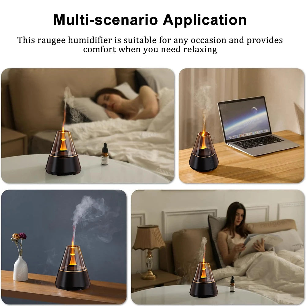 Raugee USB Mini Humidifier & Aroma Diffuser - Quiet, Portable & Essential