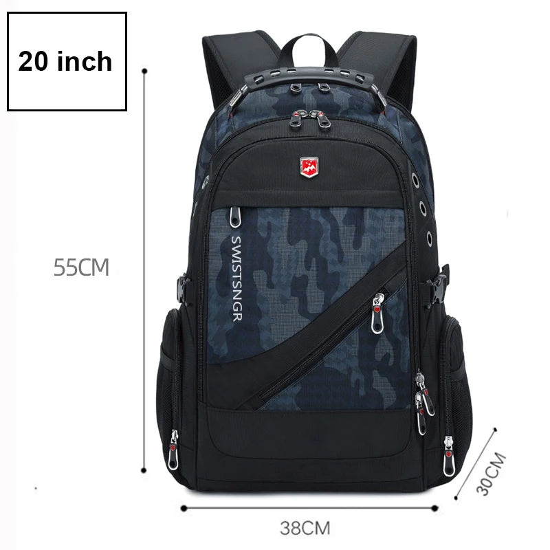 Vabena 2026 Waterproof Laptop Backpack - 17/20 Inch Travel & Everyday Rucksack for Men & Women