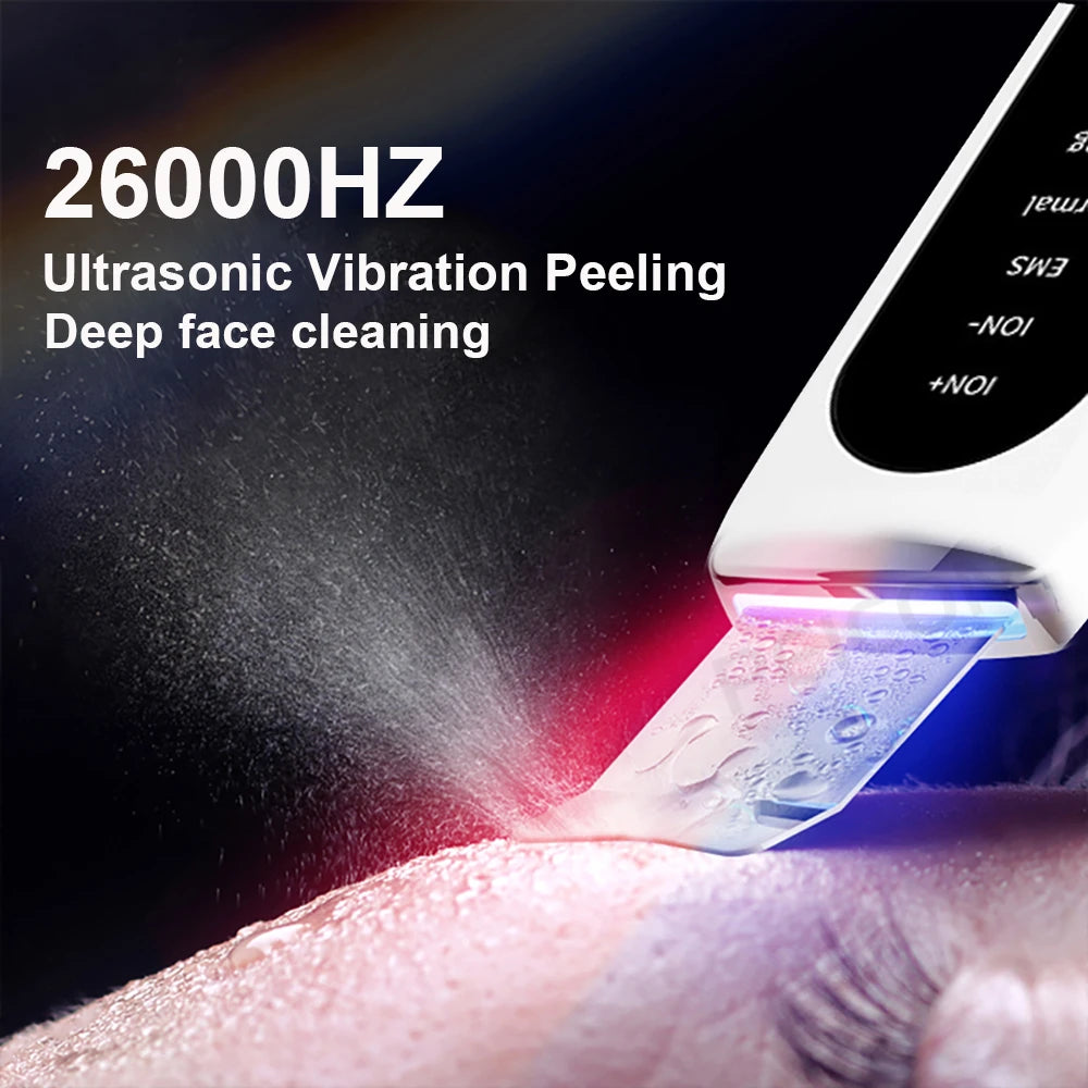 Peicon Professional Ultrasonic Skin Scrubber - Deep Cleansing & Exfoliation