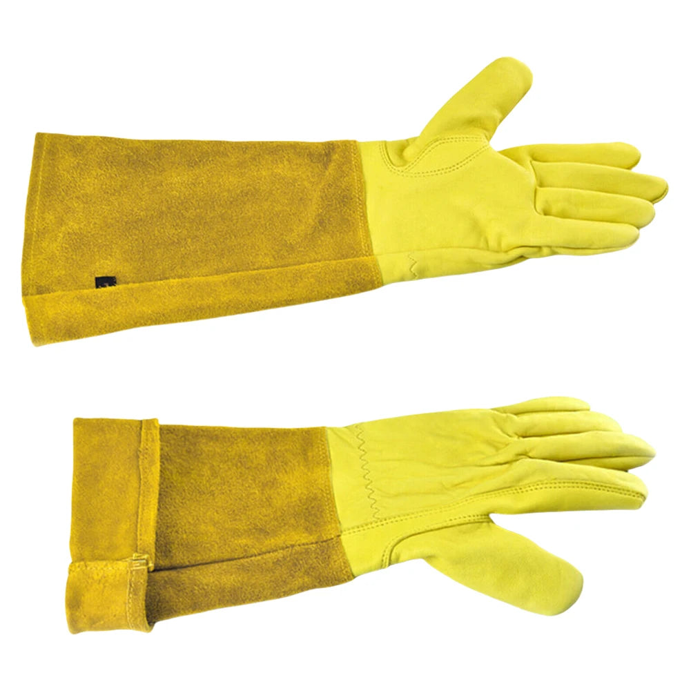 Long Thorn Proof Garden Gloves for Rose Pruning - Elbow Protection for Women & Men