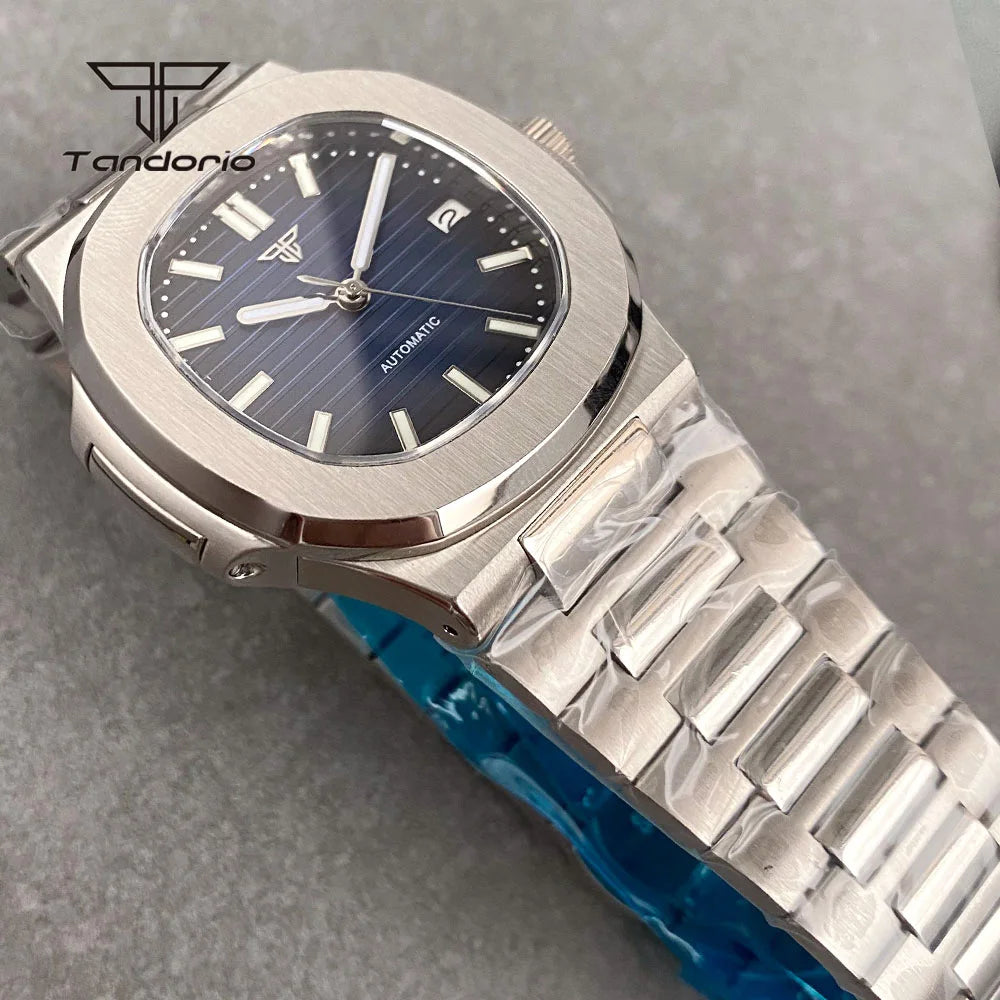 Tandorio Square Automatic Watch - Sapphire, Lume, NH35