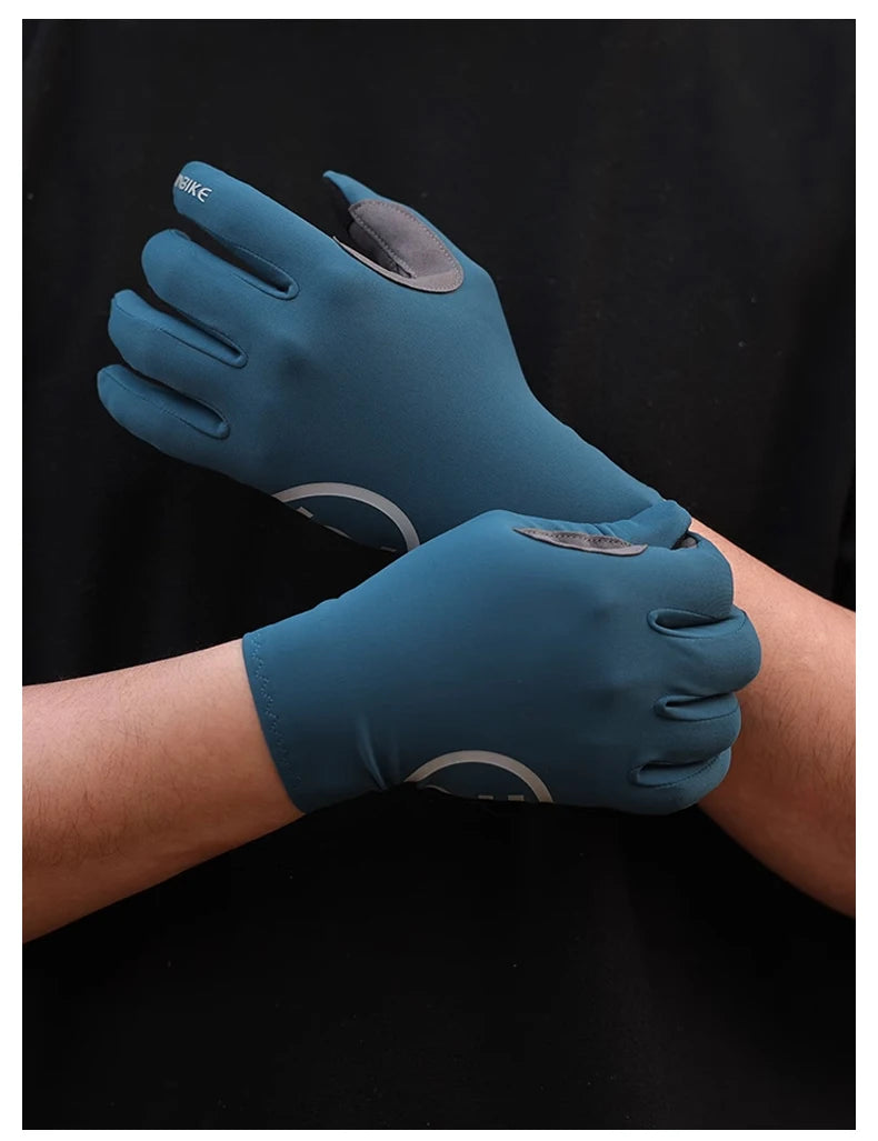INBIKE Full Finger Touch Screen Cycling Gloves - MTB Road Bike Spring Summer