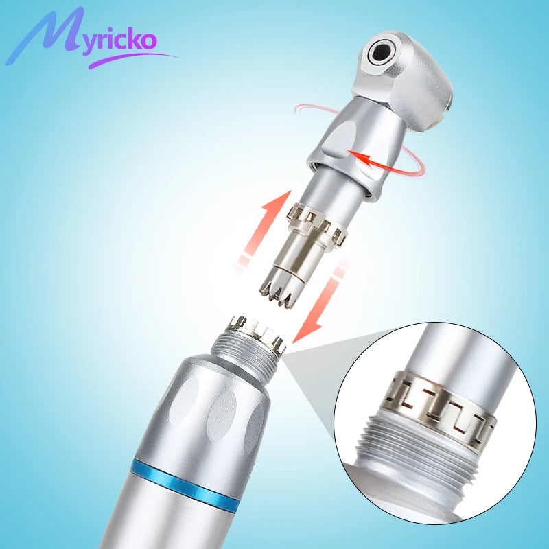 Dental Low Speed Handpiece Kit | Straight & Contra Angle Air Motor Set
