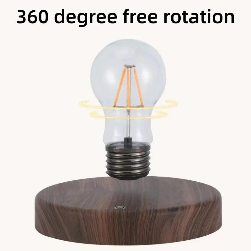 Magnetic Levitation Lamp - Floating LED Bulb Desk Light & Novelty Decor