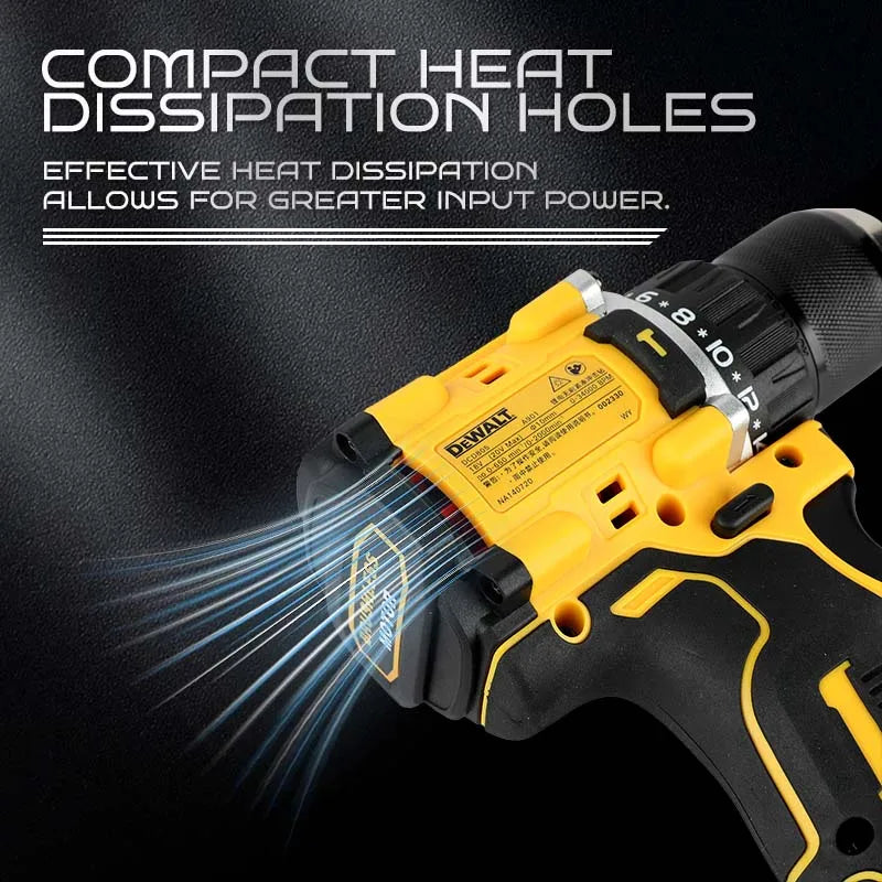 DEWALT DCD805 Brushless Percussion Drill - Cordless Power & Precision