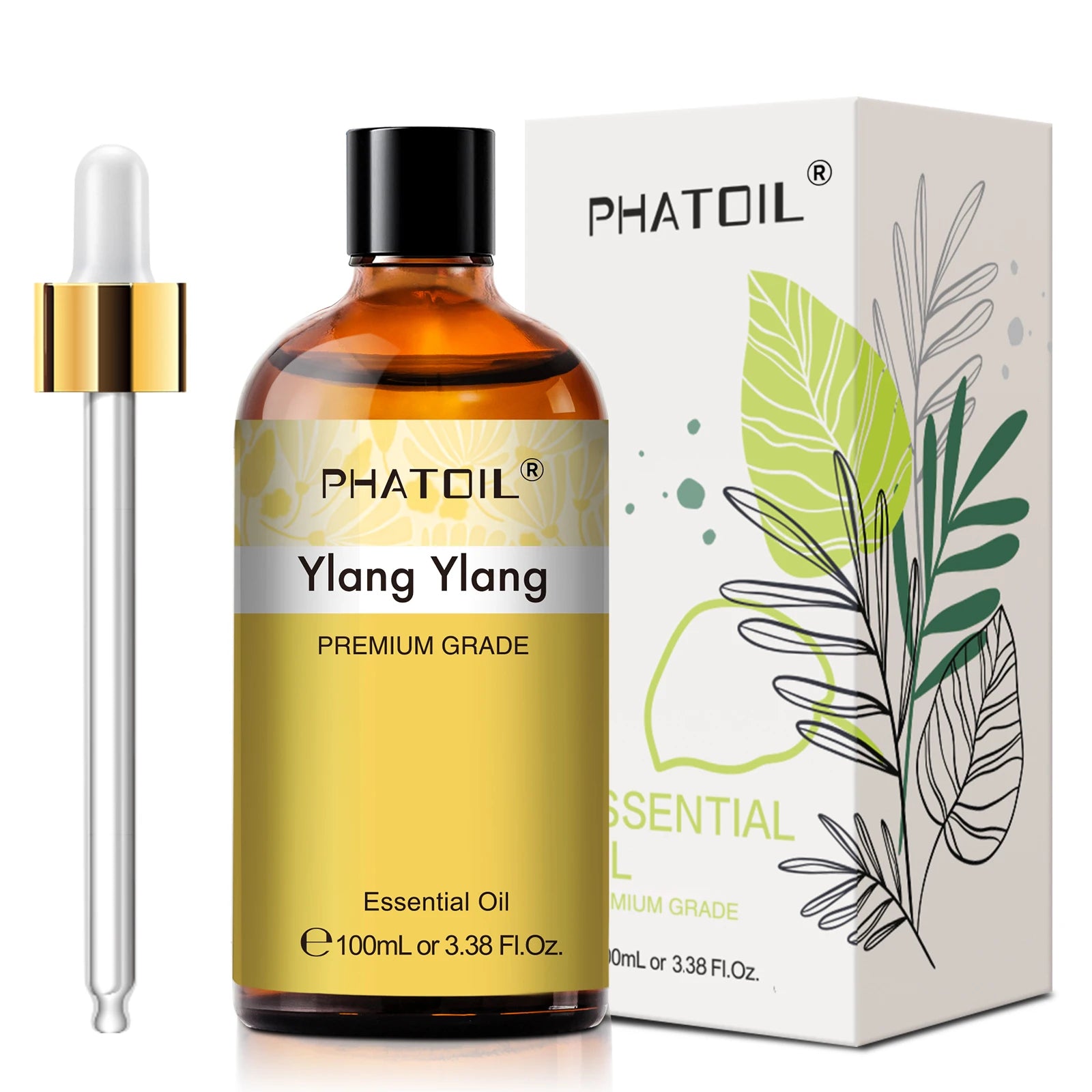 PHATOIL Premium Essential Oil Blend - Sandalwood, Lavender, Eucalyptus, Peppermint