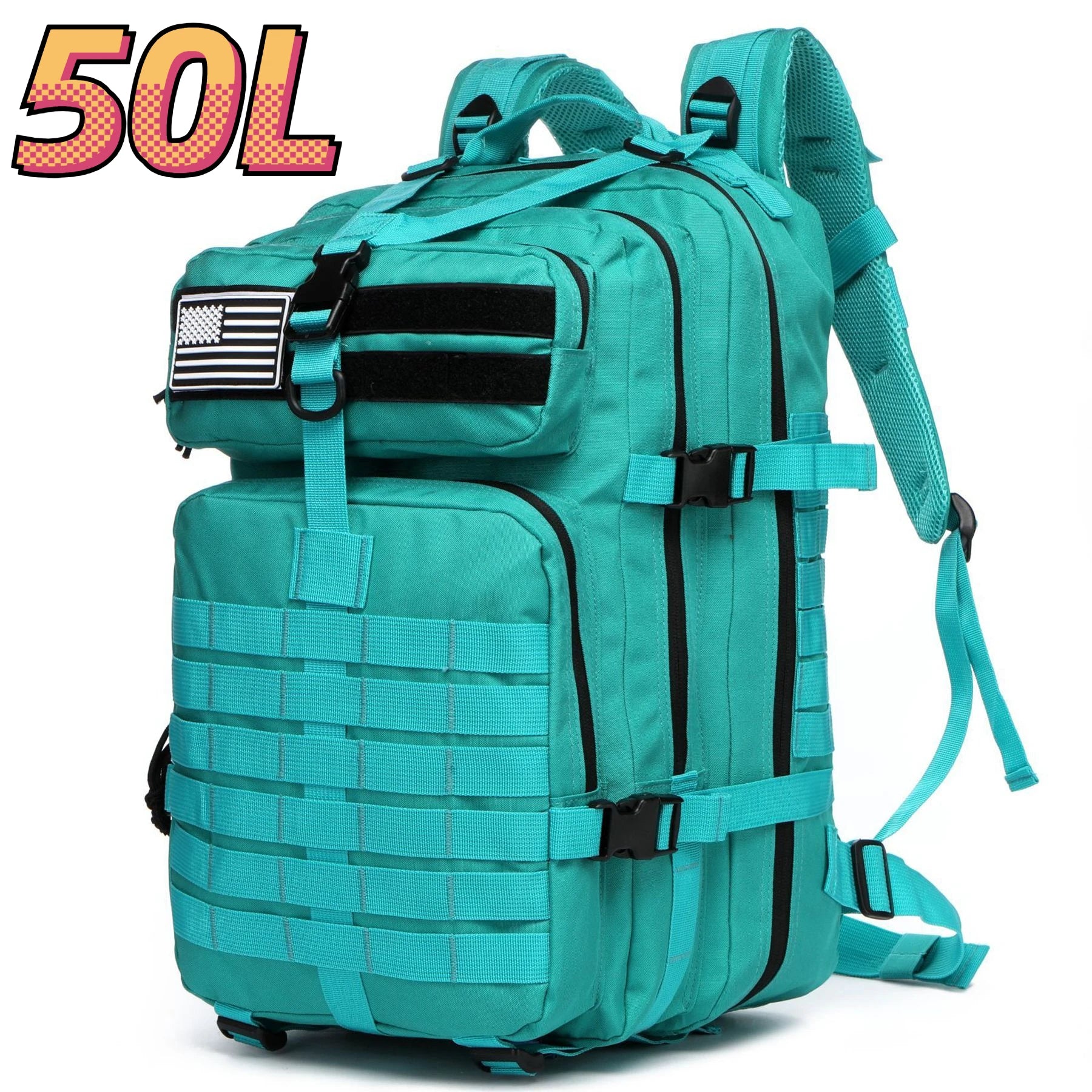 Thuram 1000D Waterproof Tactical Rucksack for Hiking & Camping