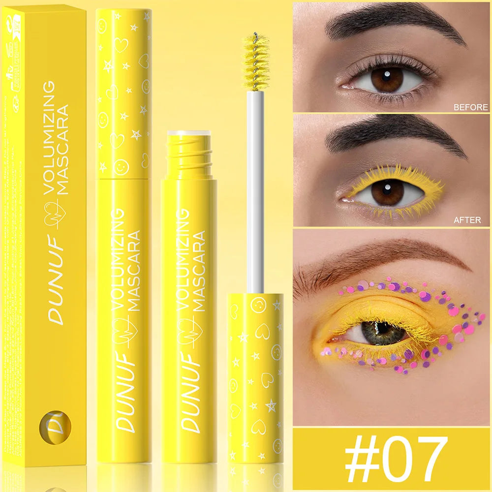 Colorful Curling Waterproof Mascara - Fast Dry & Extension Effect