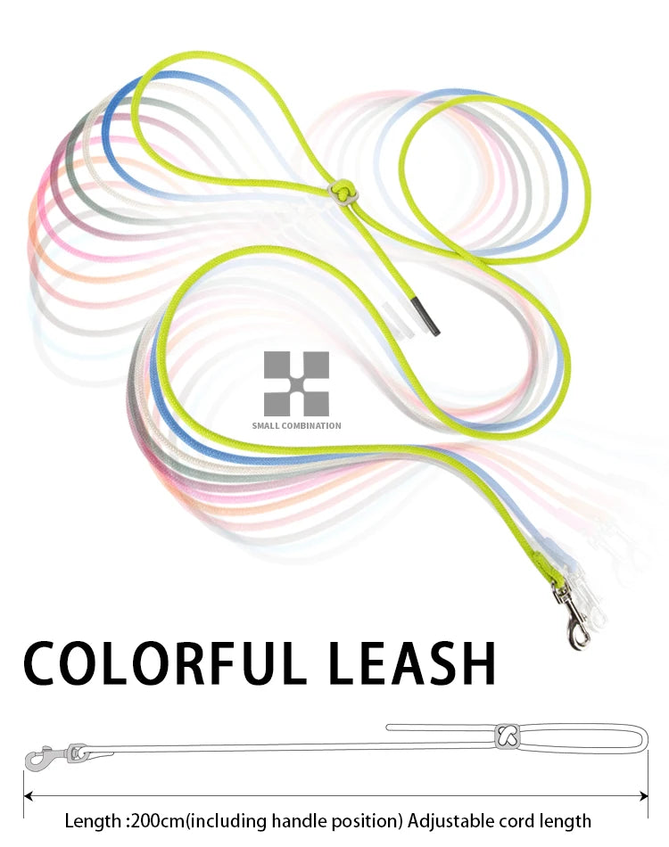 Dog Harness Leash Set - Adjustable, Reflective for Small to Medium Pets