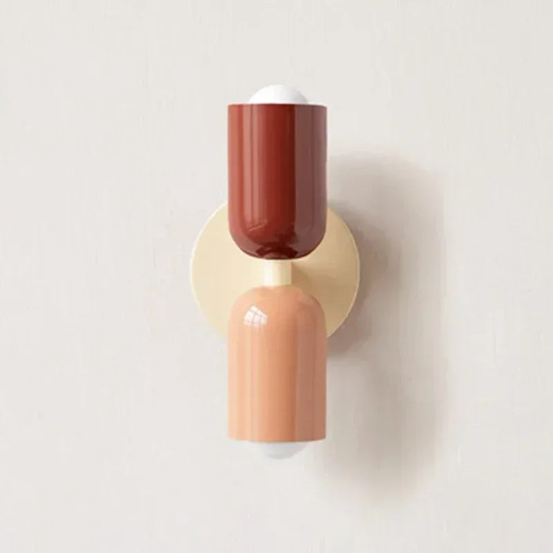 Colorful Nordic Macaron Wall Lamp for Bedside, Living Room & Kids' Decor