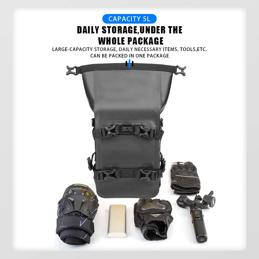 Motorcycle Frame Crash Bar Bag for BMW R1250GS R1200GS ADV Honda NC750X CB500X - Waterproof Tool Storage