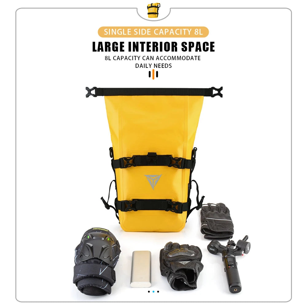 Motorcycle Frame Crash Bar Bag for BMW R1250GS R1200GS ADV Honda NC750X CB500X - Waterproof Tool Storage