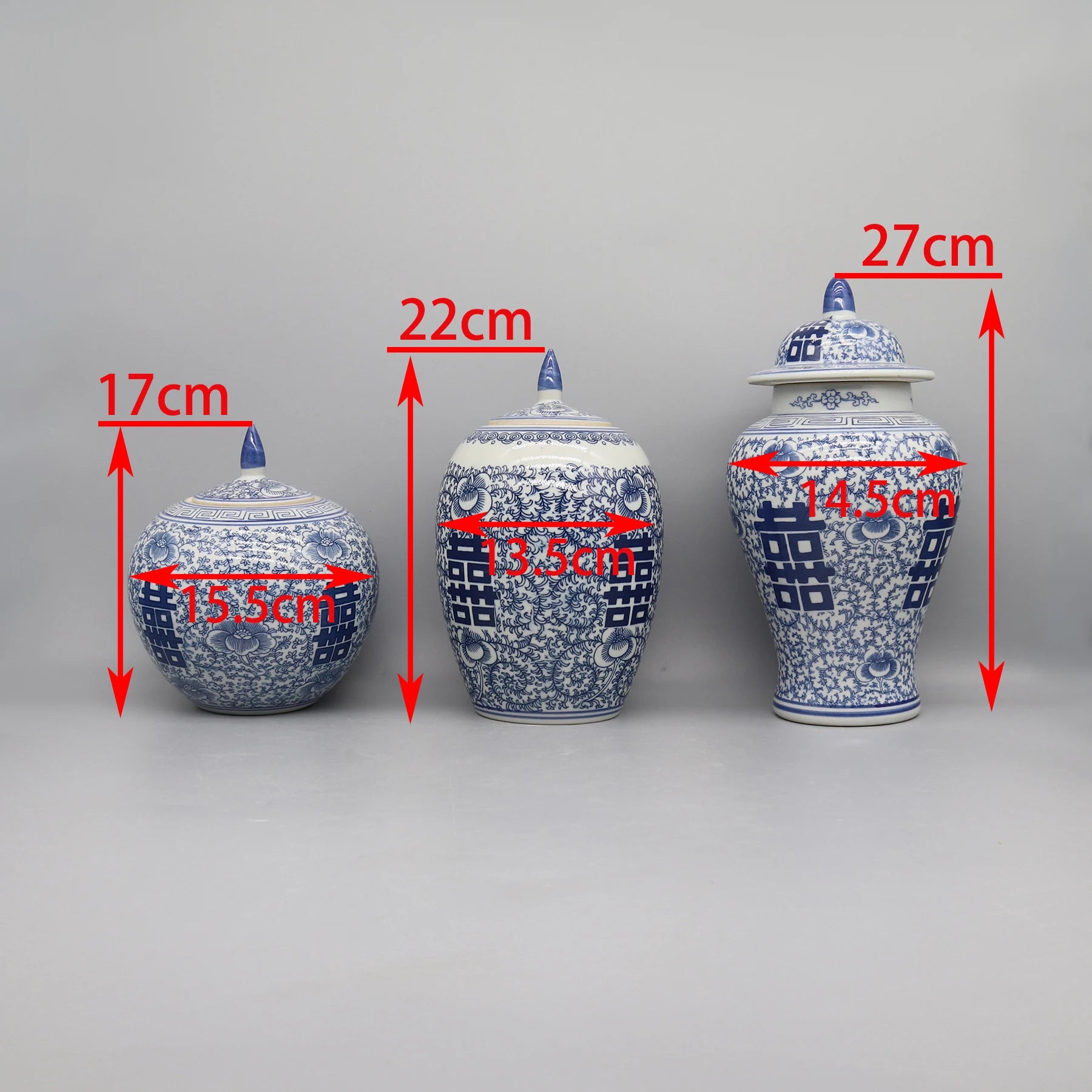 Blue & White Ceramic Jar | Timeless Home Decor Pot & Vase