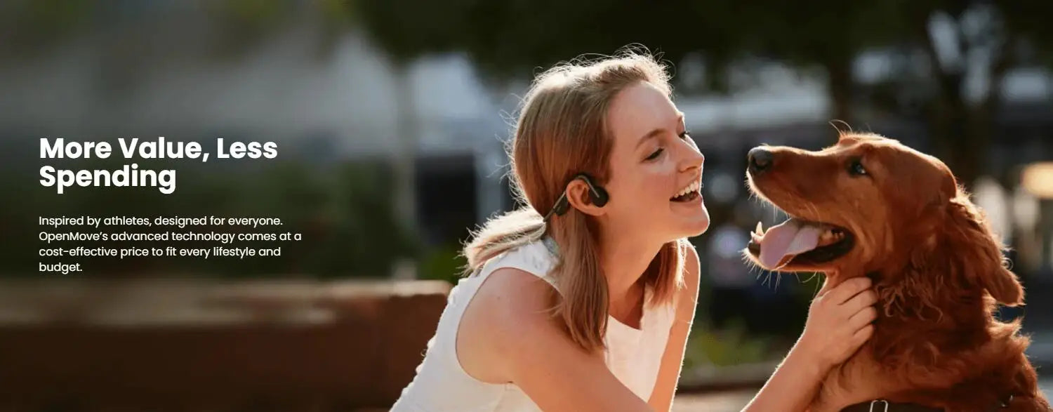 SHOKZ OpenMove S661 Bone Conduction Sport Earphones - IP55 Wireless