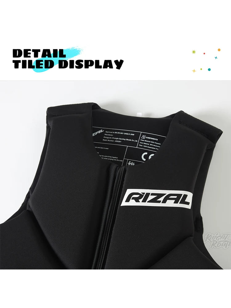 RIZAL Slim Fit Buoyancy Vest for Water Sports - Kayaking, Surfing, Paddleboarding