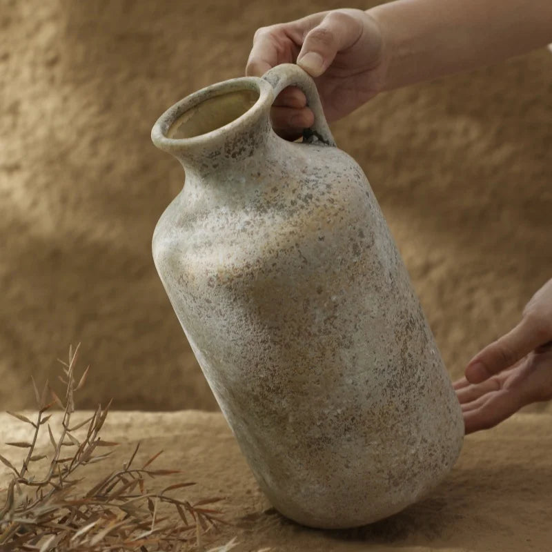 Vintage Handmade Ceramic Vase | Home Decor Accent
