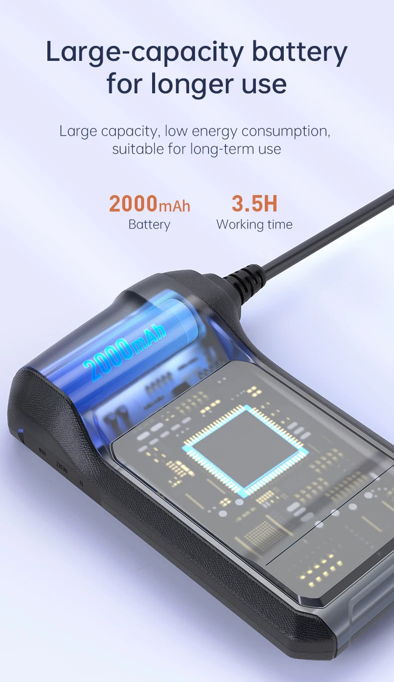 Vabena Industrial Endoscope Camera 8mm HD | 4.3" IPS Screen | IP67 for Car & Pipe
