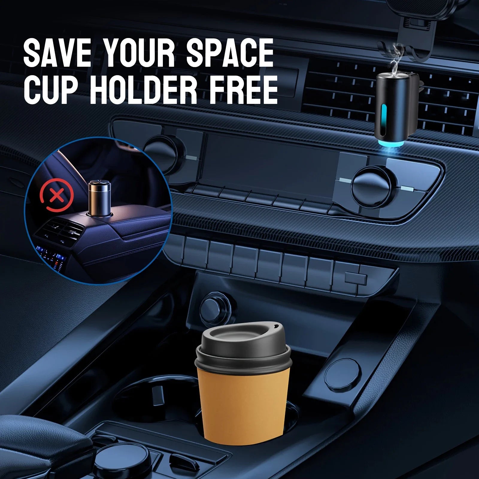 Vabena Car Air Freshener Electric Auto Aroma Diffuser Vent | Premium Scent Experience
