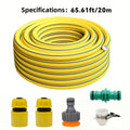 Vabena Heavy-Duty Rubber Garden Hose - 10/20/30m, All-Season, Leak-Proof, Durable