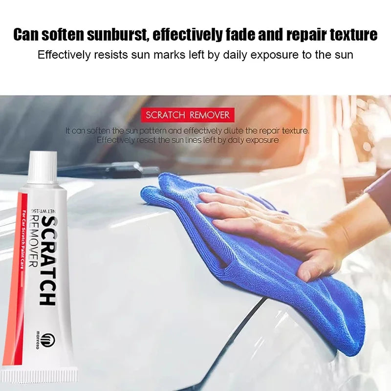 Car Scratch Remover Polish - Paint Repair Kit & Auto Care Tools