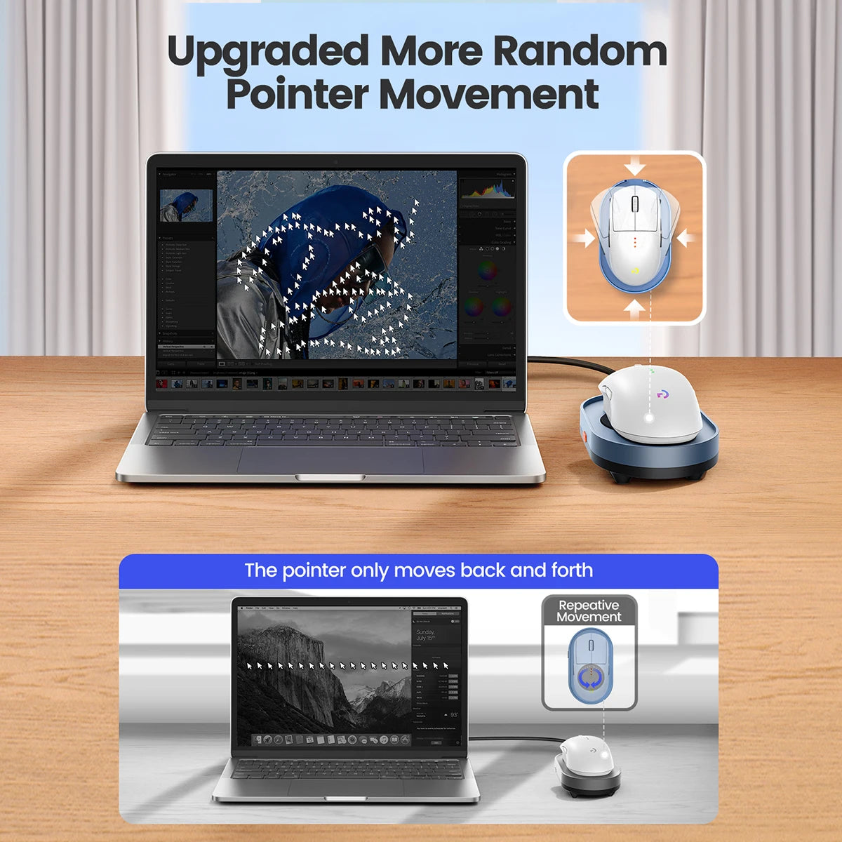 Virtual Mouse Mover: Undetectable Automatic Movement to Prevent Computer Lock Screen