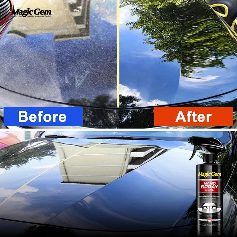 Magic Gem Car Ceramic Nano Coating - Hydrophobic Paint Protection & Polish