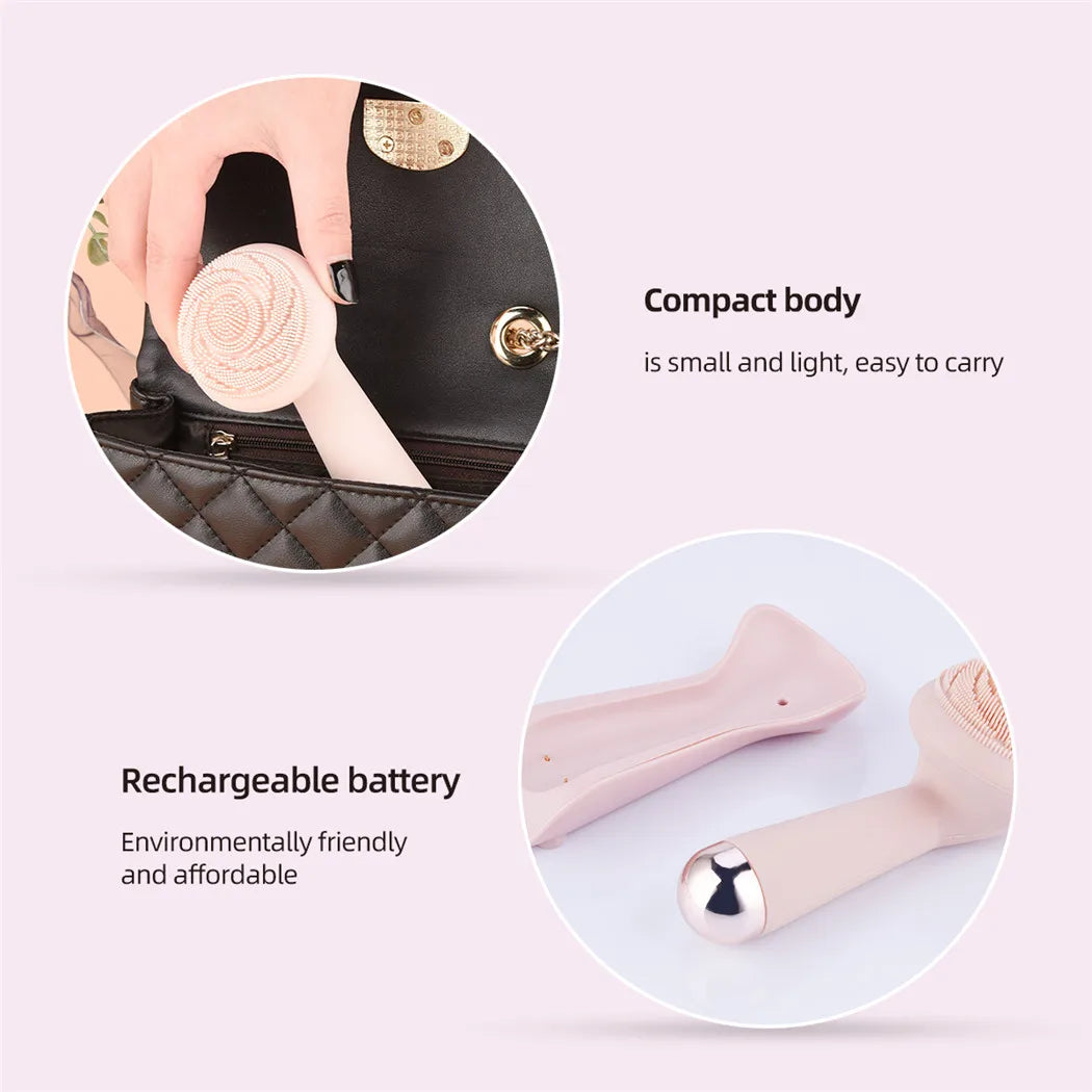 HOMEFISH Silicone Facial Cleansing Brush - Deep Clean & Exfoliate