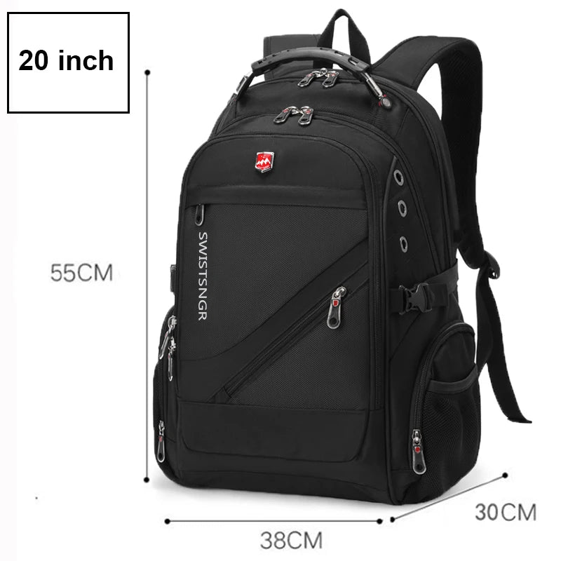 Vabena 2026 Waterproof Laptop Backpack - 17/20 Inch Travel & Everyday Rucksack for Men & Women