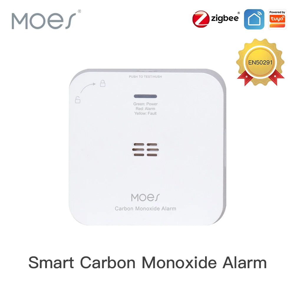 MOES ZigBee Smart Carbon Monoxide Detector Alarm