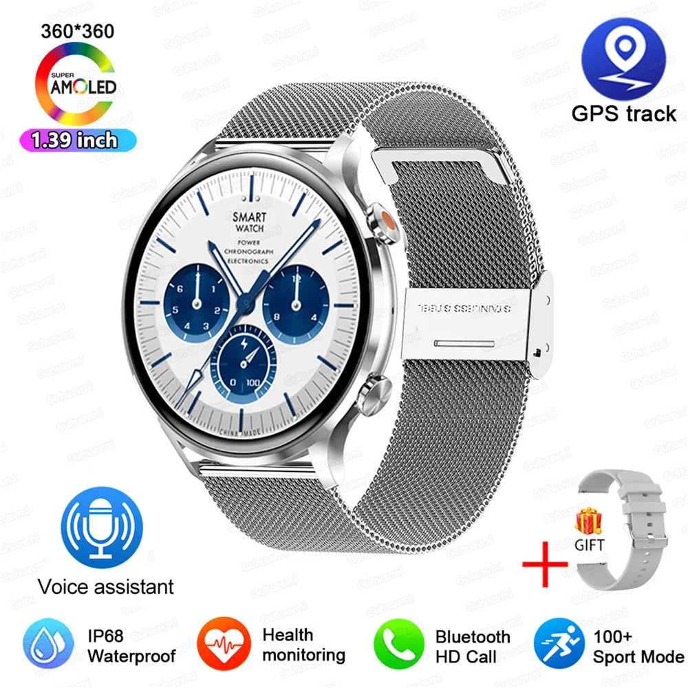 Vabena 2026 Smartwatch for Women & Men | AMOLED, GPS, IP68