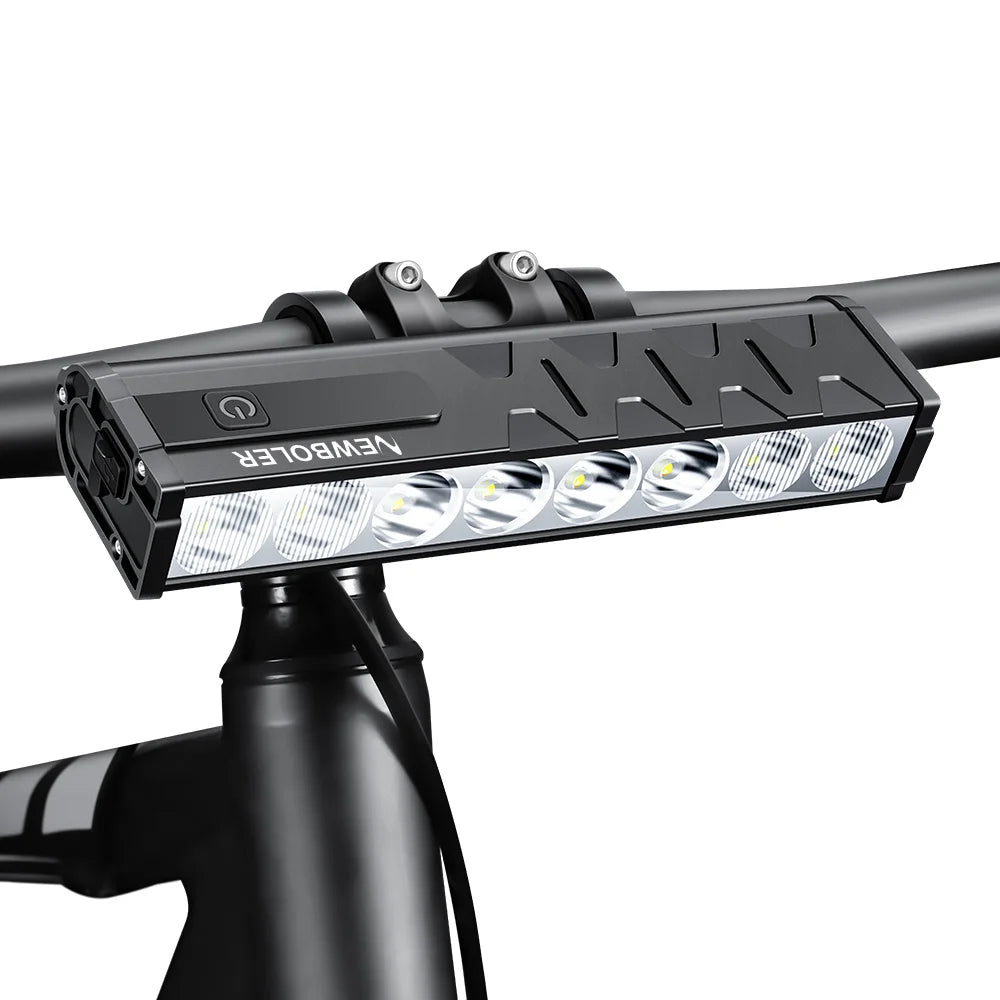 NEWBOLER 10000 Lumen Bike Light - USB Rechargeable MTB Road Lamp