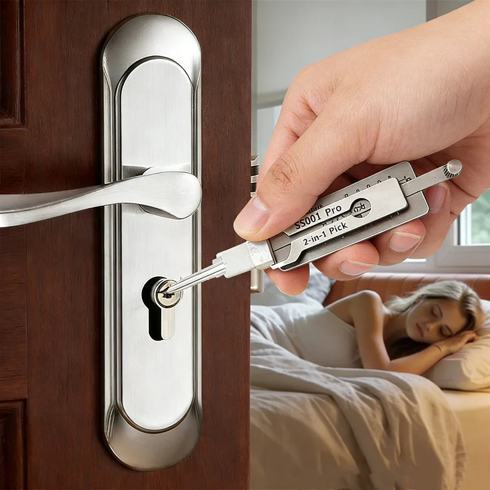 Professional SS001Pro SS002Pro 2-in-1 Key Decoder & Locksmith Tool Kit