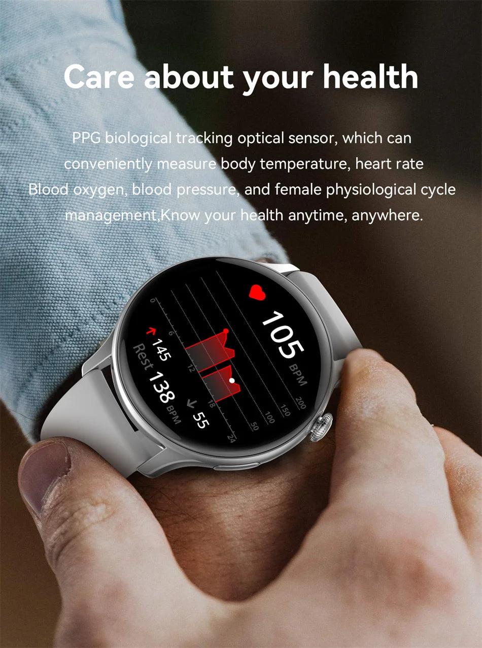 Women's Elegant AMOLED Smartwatch with GPS & Bluetooth Calling