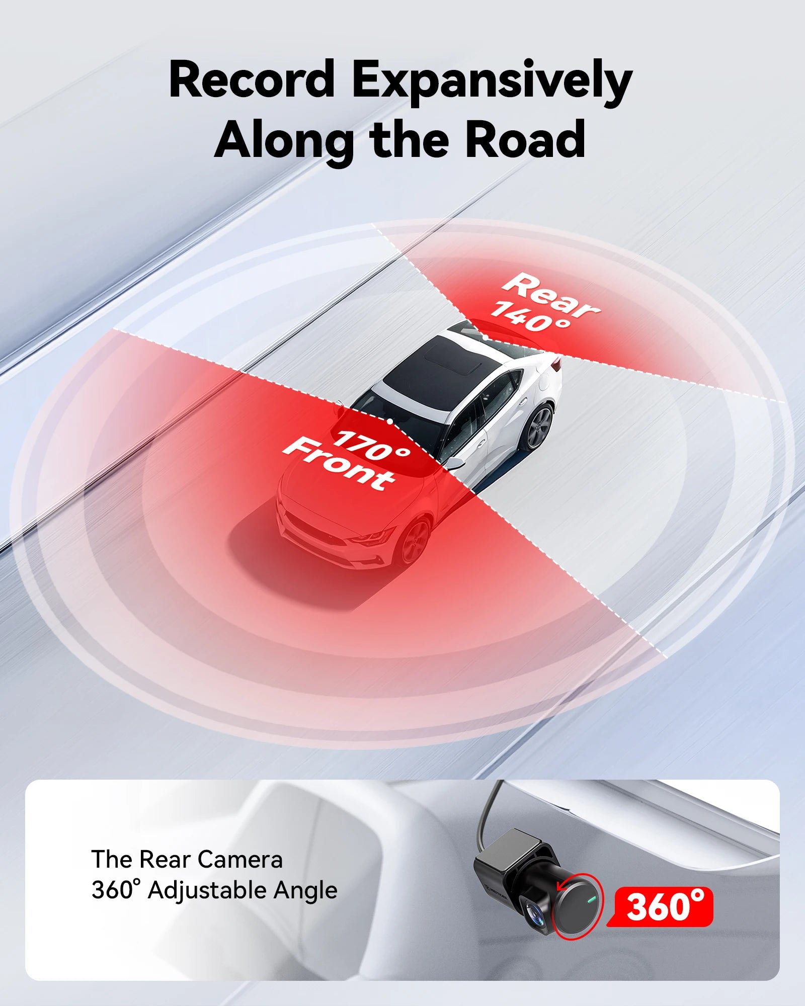 REDTIGER F7NP 4K Dual Dash Cam with GPS & 24H Parking Monitor