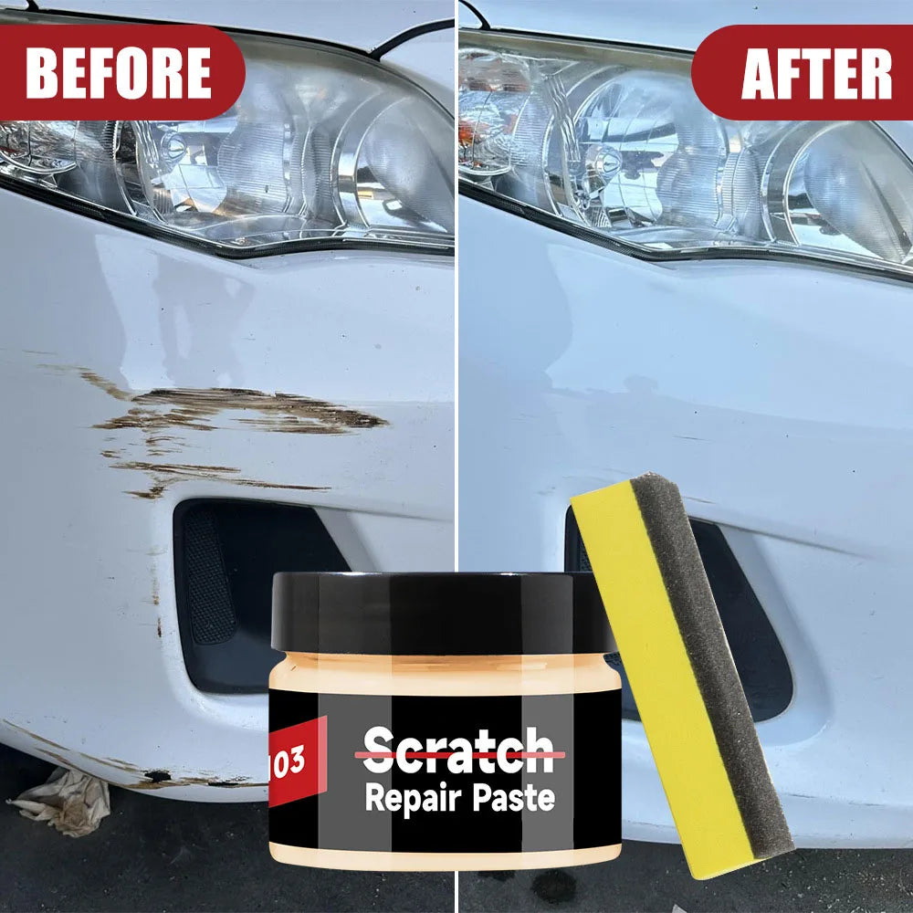Car Scratch Remover & Paint Repair Wax | All Colors Brightening Coating