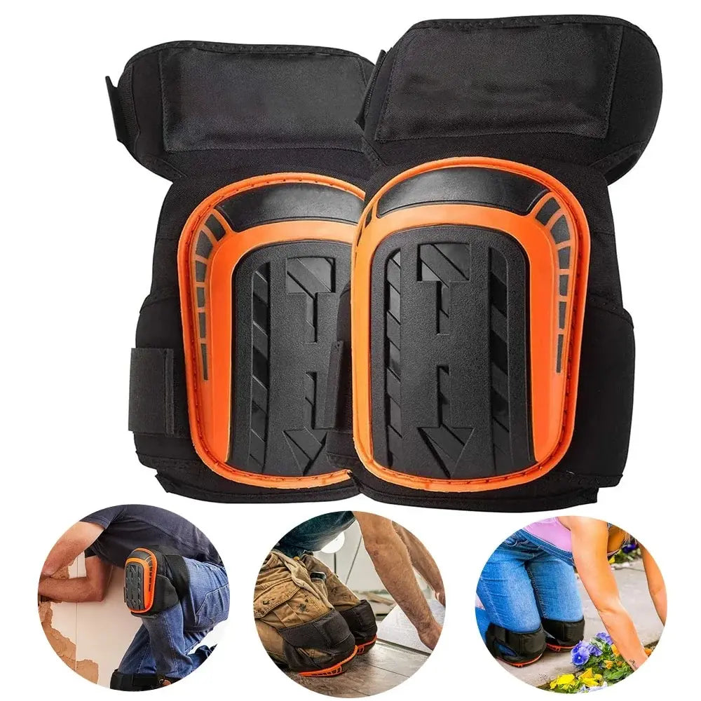Professional Heavy Duty Gel Knee Pads for Work & Gardening Comfort