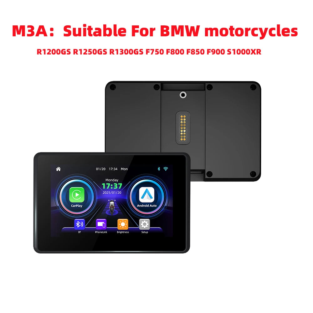 EKIY Wireless CarPlay Android Auto Navigation for BMW GS & XR