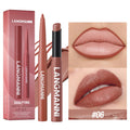 Vabena Waterproof 2-in-1 Lip Liner & Lipstick Set - No Smudge, No Fade