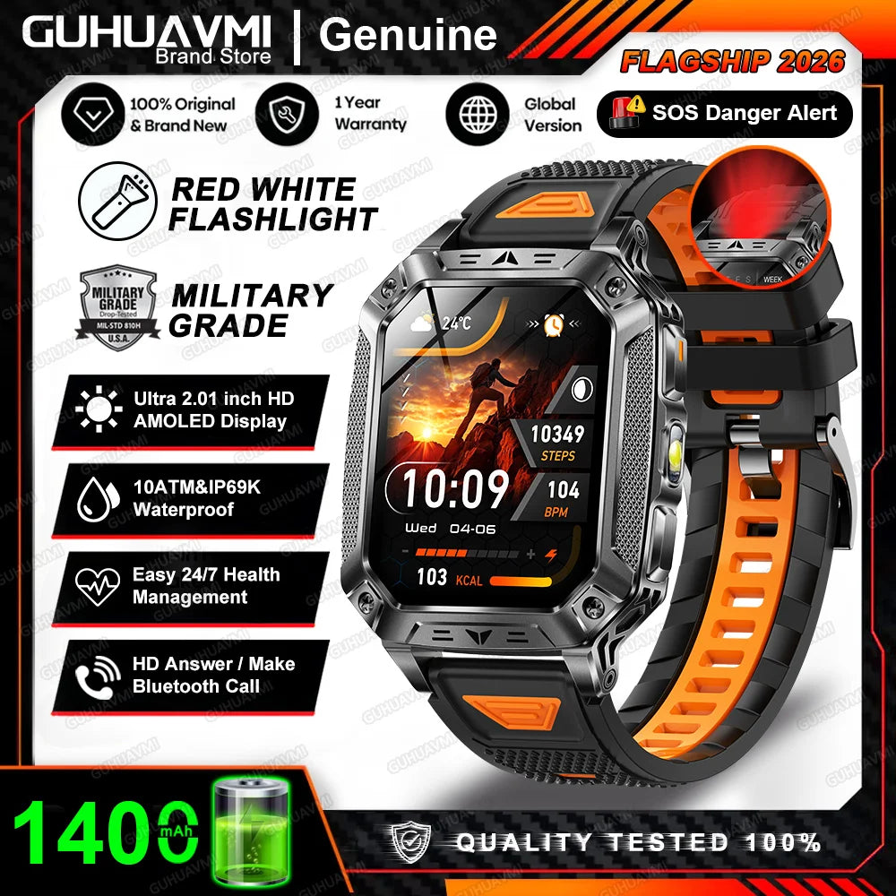 Apex Outdoor Smartwatch | GPS, Flashlight, AMOLED, 10ATM - Your Ultimate Adventure Companion