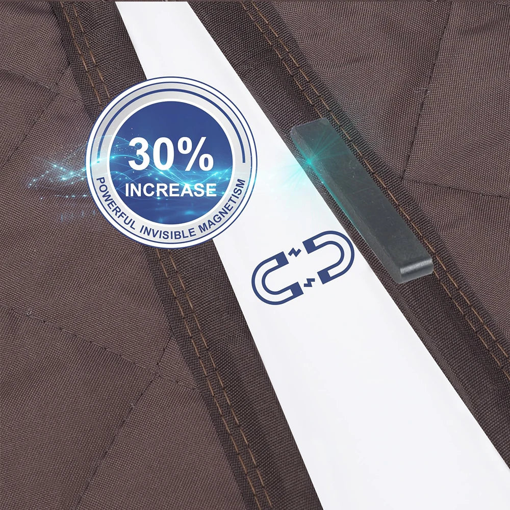 Magnetic Thermal Door Curtain - Energy Saving & Privacy Barrier