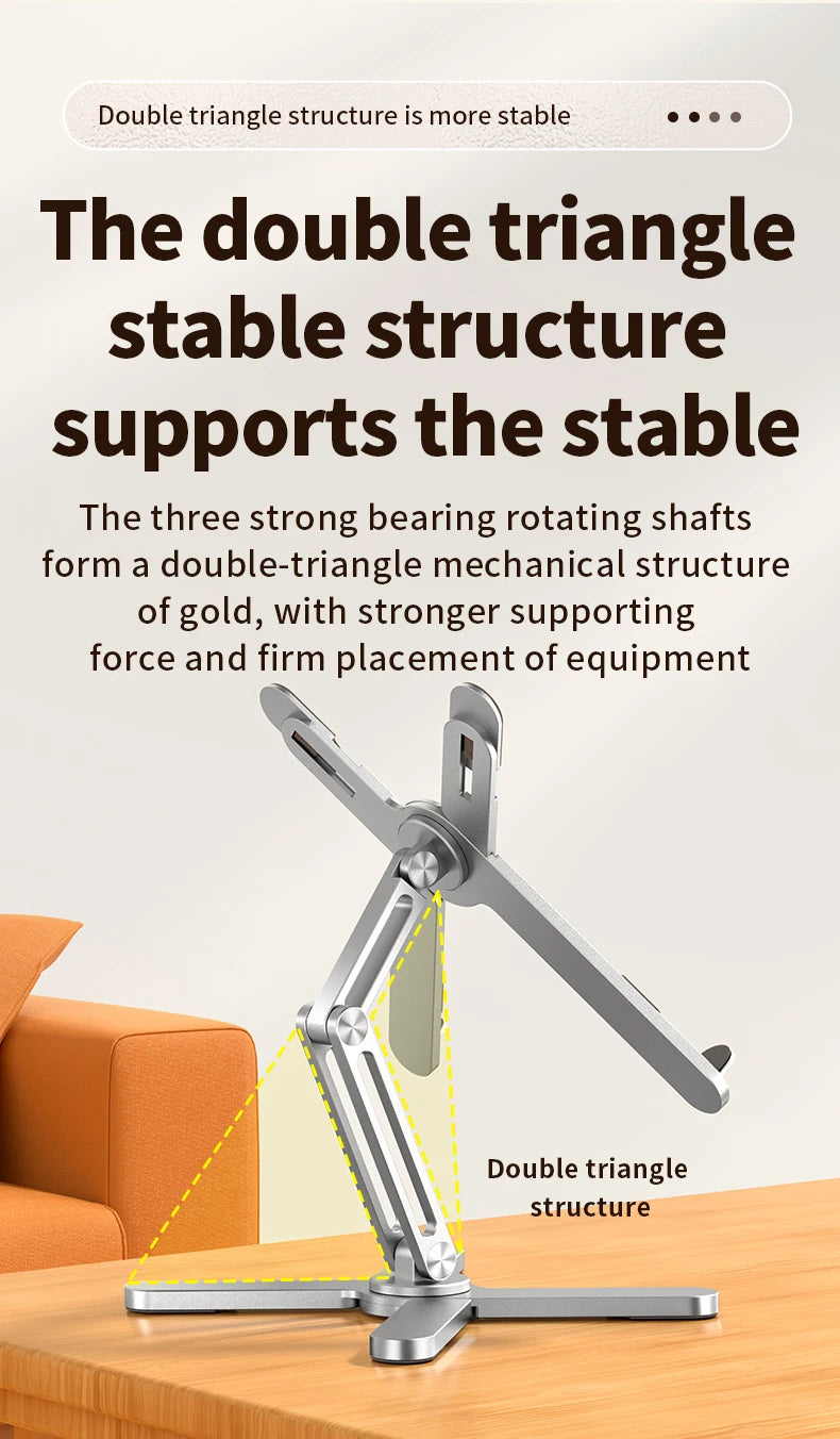 YASOKO Portable Laptop & Tablet Stand - Foldable Aluminum