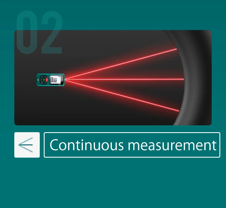 INKERSI High Precision Laser Rangefinder Digital Tape Measure