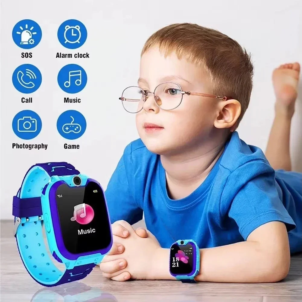 Lenovo 2026 Kids 5G Smartwatch - GPS, SOS, Call, Camera, Waterproof