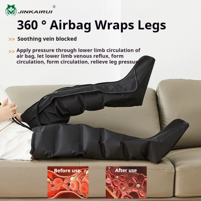 Leg & Foot Air Wave Massager Boots | Smart Circulation Recovery