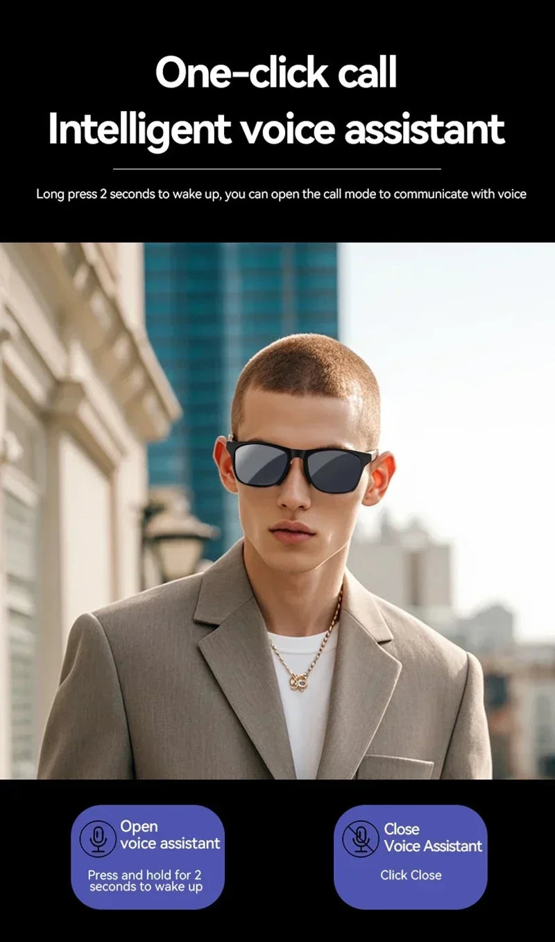 Lenovo AI Smart Camera Glasses - Hands-Free Live Capture & Streaming