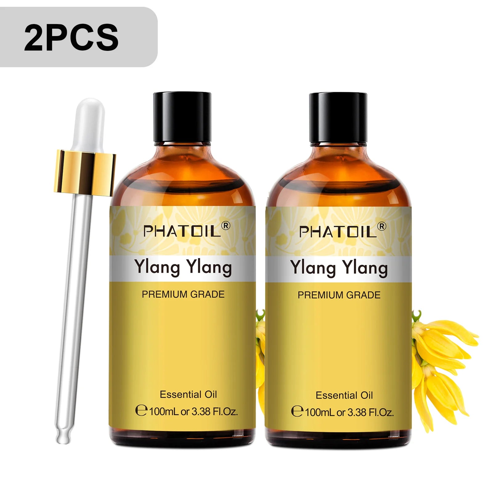 PHATOIL Premium Essential Oil Blend - Sandalwood, Lavender, Eucalyptus, Peppermint