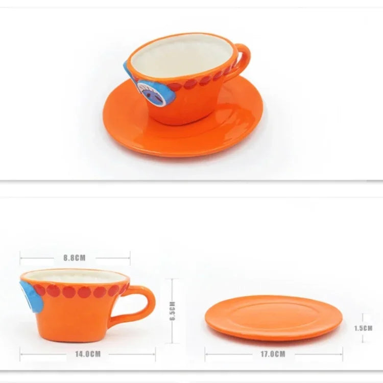 Anime Hat Ceramic Mug & Plate Gift Set - Fandom Present