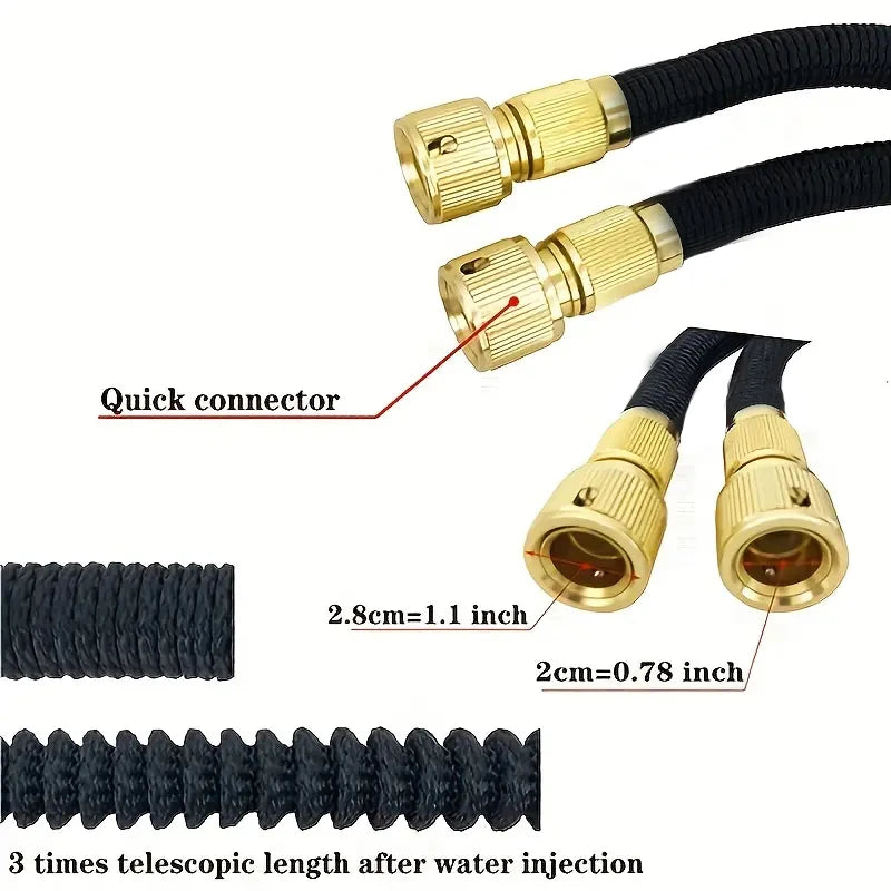 Best Selling Flexible Garden Hose | Double Latex High Pressure Car Wash Pipe